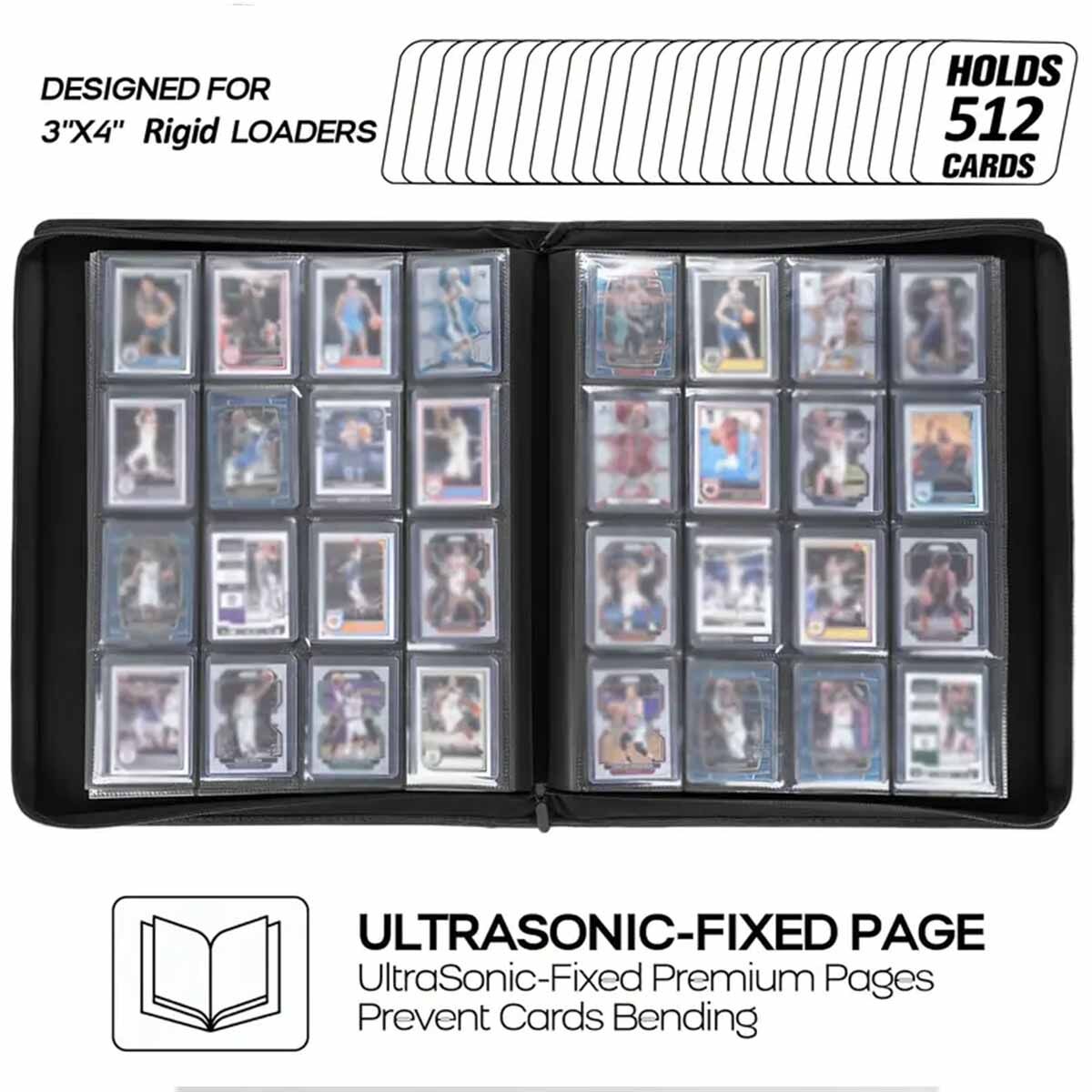 Toploader Binder Order Weiss (512 Cards)