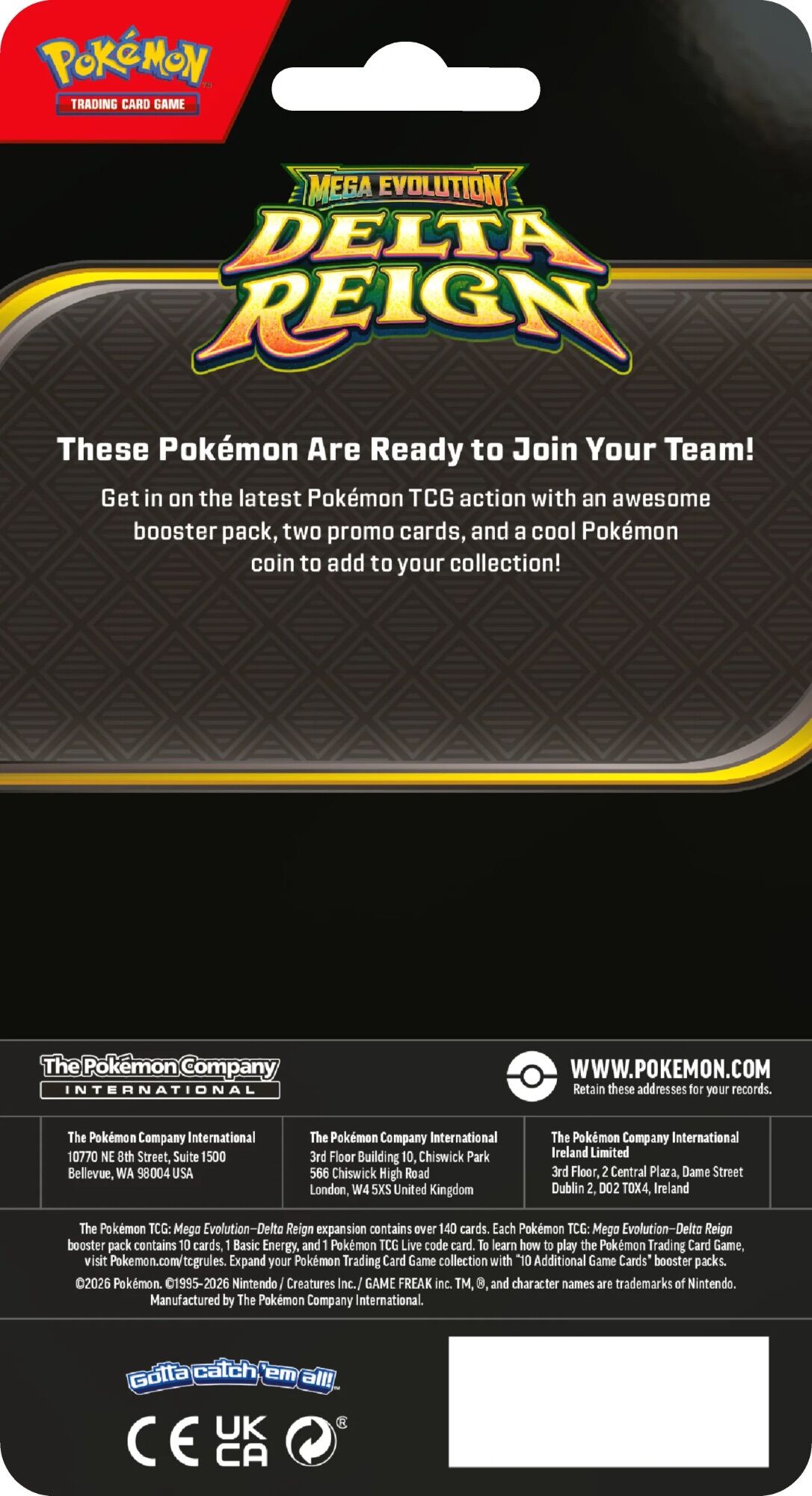 Pokémon TCG: ME06 Mega Evolution - Delta Reign Checklane Keldeo Blister (Target Exclusive) - EN