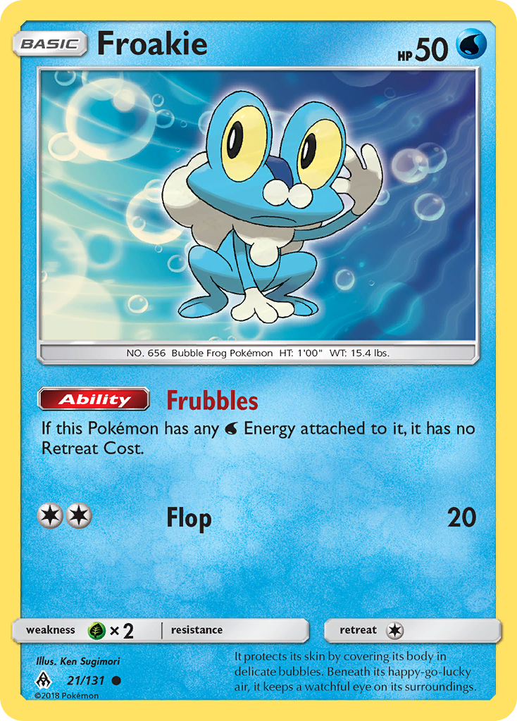 Froakie - 21/165 - EN Froakie - 21/165 - EN