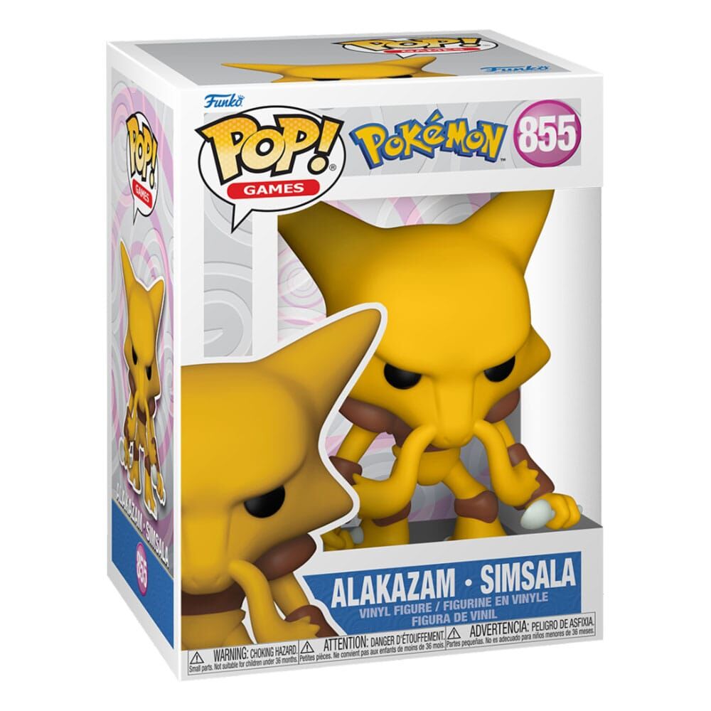 Pokémon Funko POP! #855 Games Viny Figur Alakazam 9 cm