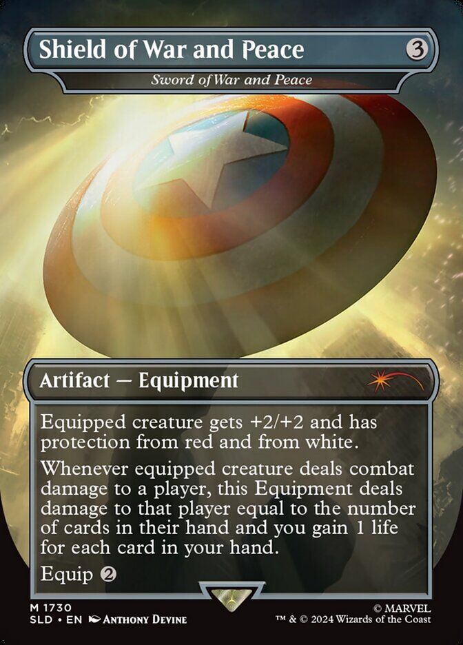 Sword of War and Peace - SLD 1730 - Foil - EN - NM Sword of War and Peace - SLD 1730 - Foil - EN - NM
