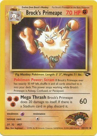 Brock’s Primeape - 35/132 - Unlimited - EN