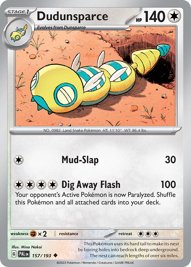 Dudunsparce - 157/193 - EN