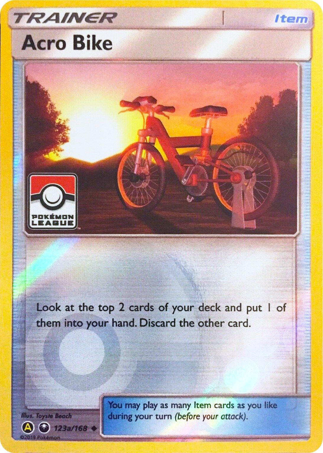acro-bike-123a-168-pokemon-tcg-league-promo-near-mint Acro Bike - 123a/168 - Pokémon TCG - League Promo - Near Mint