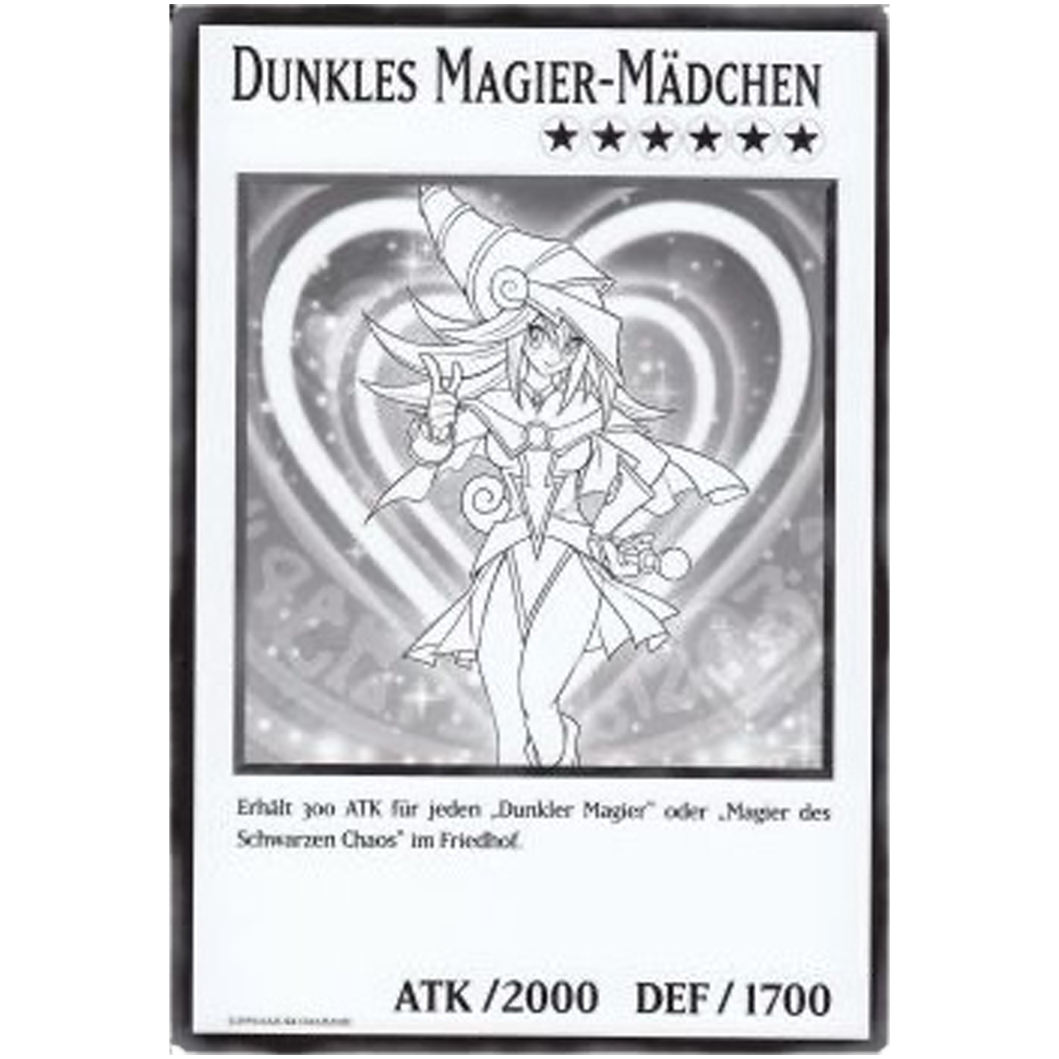 Dunkles Magier-Mädchen - XXL Oversized Promo Sealed