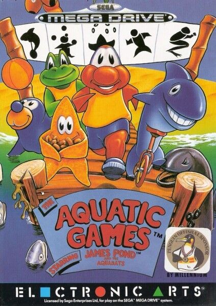 The Aquatic Games starring James Pond and the Aquabats - SEGA Mega Drive