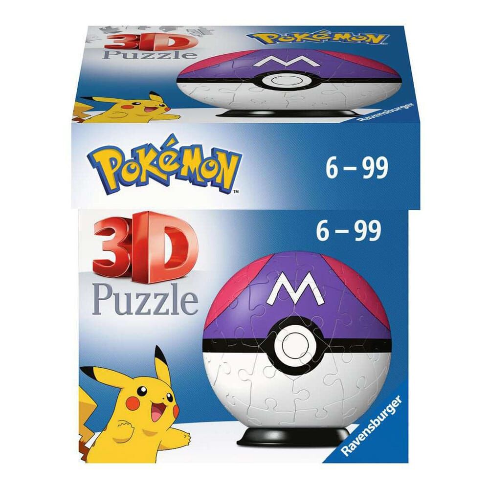 Pokémon 3D Puzzle Pokéballs: Meisterball (55 Teile) Pokémon 3D Puzzle Pokéballs: Meisterball (55 Teile)