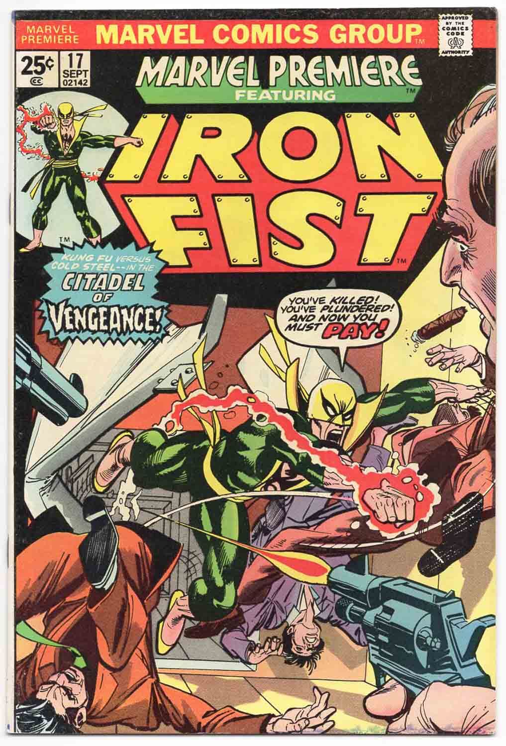 Marvel Premiere #17 Iron Fist