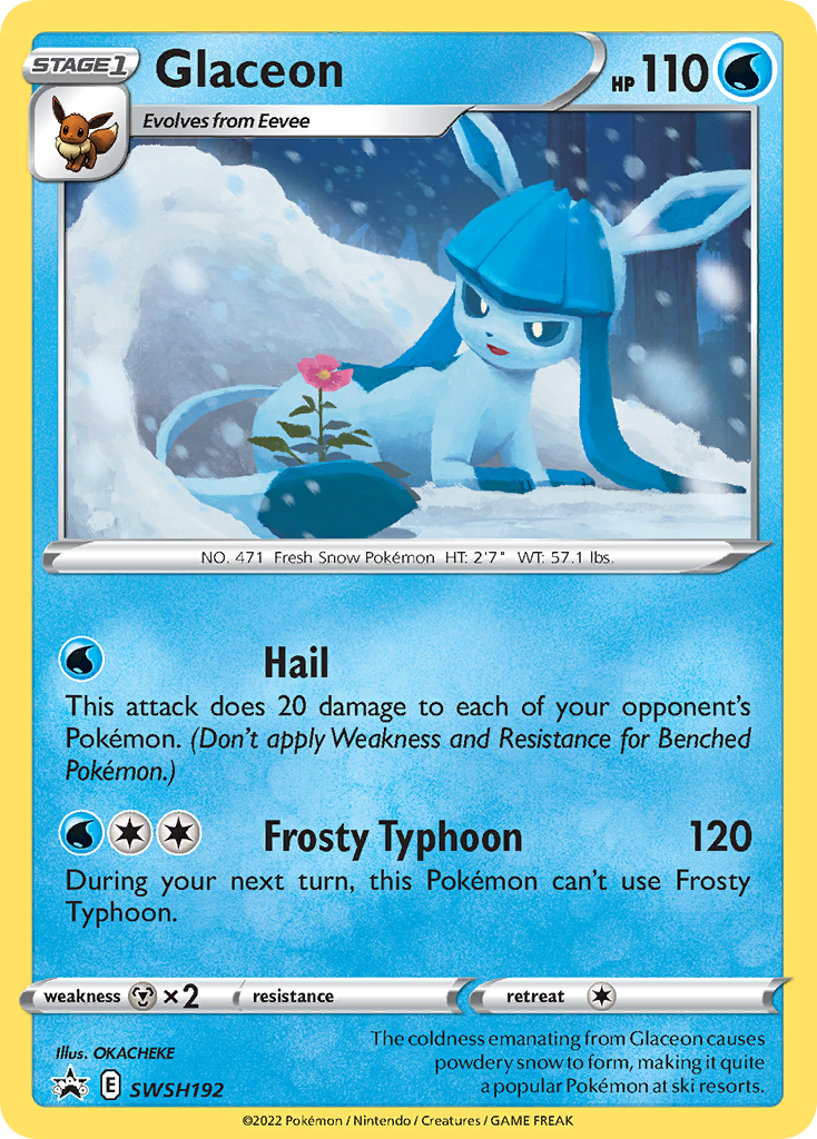 Glaceon - SWSH192/306 - EN Glaceon - SWSH192/306 - EN