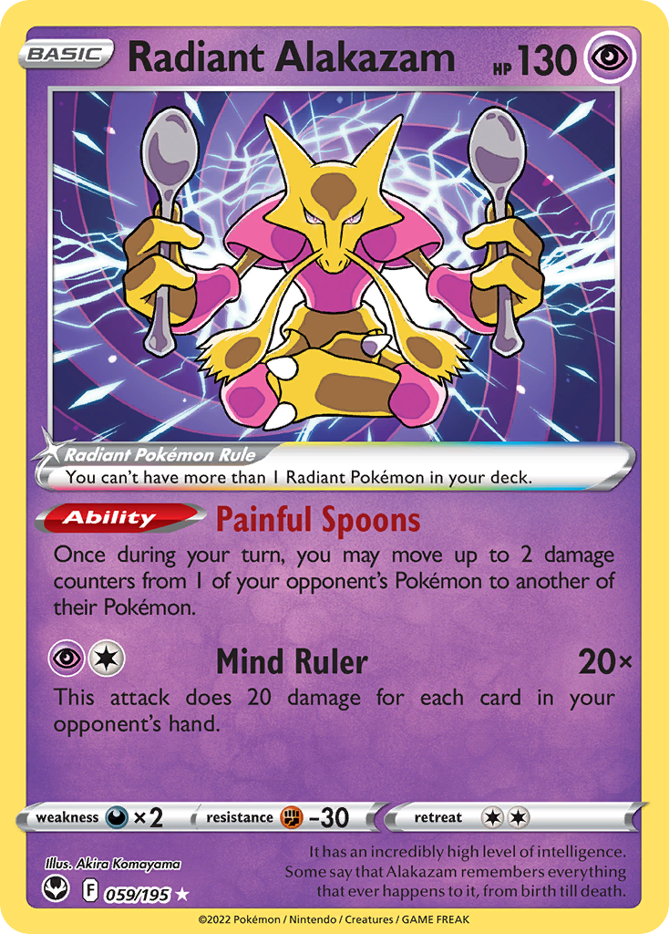 Radiant Alakazam - 059/195 - EN Radiant Alakazam - 059/195 - EN