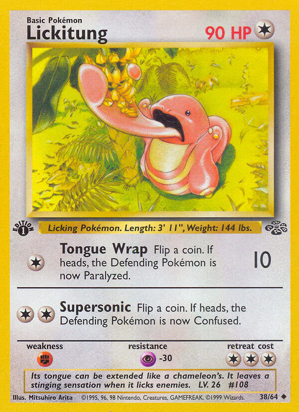 Lickitung - 38/64 - 1st Edition - EN