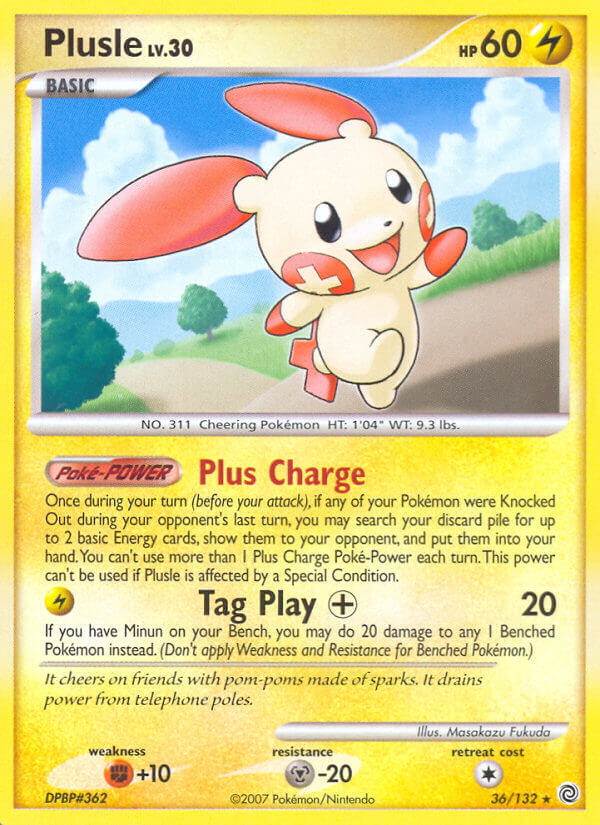 Plusle - 36/132 - EN Plusle - 36/132 - EN