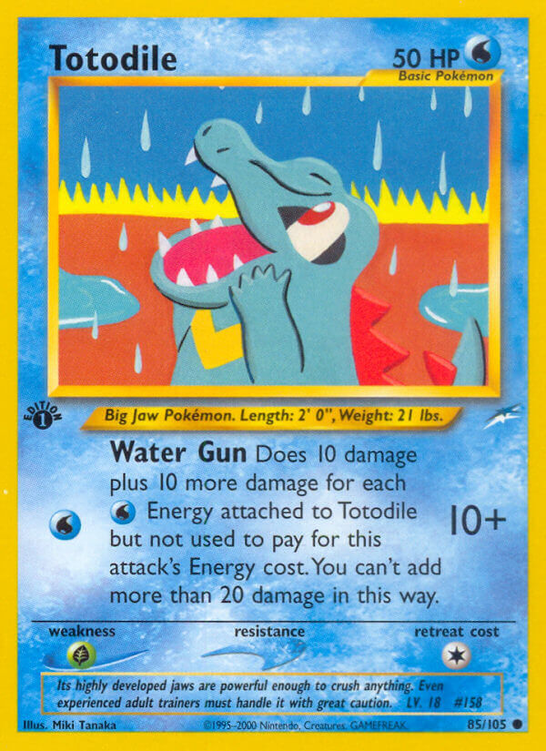 Totodile - 85/113 - 1st Edition - EN