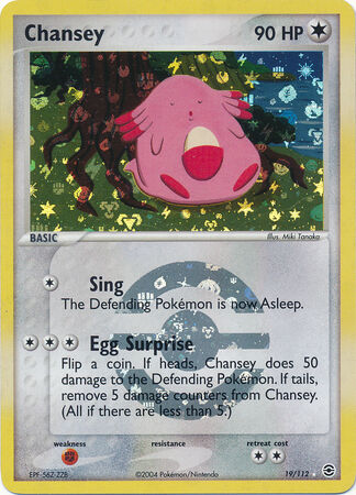 Chansey - 19/112 - Reverse Holo - EN