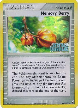 Memory Berry - 80/100 - Reverse Holo - EN Memory Berry - 80/100 - Reverse Holo - EN