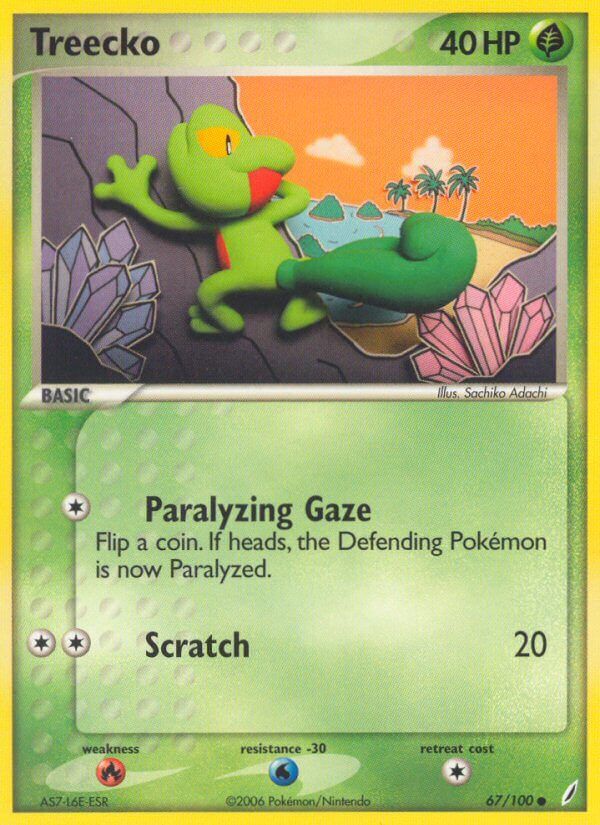 Treecko - 67/100 - EN Treecko - 67/100 - EN