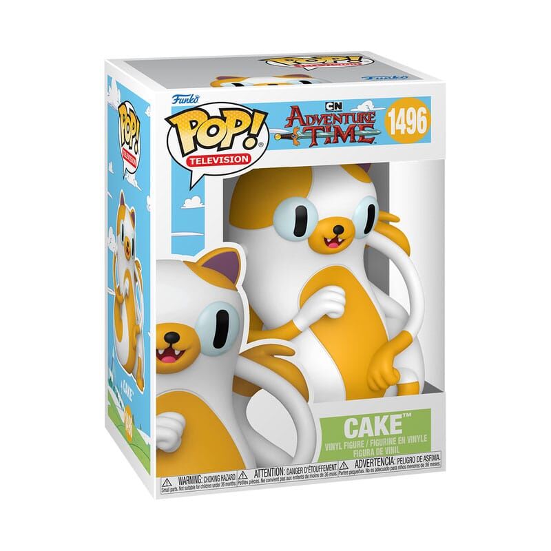 Adventure Time: Fionna and Cake POP! #1496 Movies Vinyl Figur Cake 9 cm Adventure Time: Fionna and Cake POP! #1496 Movies Vinyl Figur Cake 9 cm