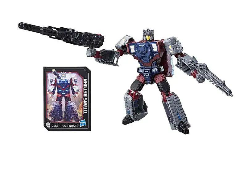 Transformers Generations Titans Return Chasm & Decepticon Quake Deluxe Action Figure