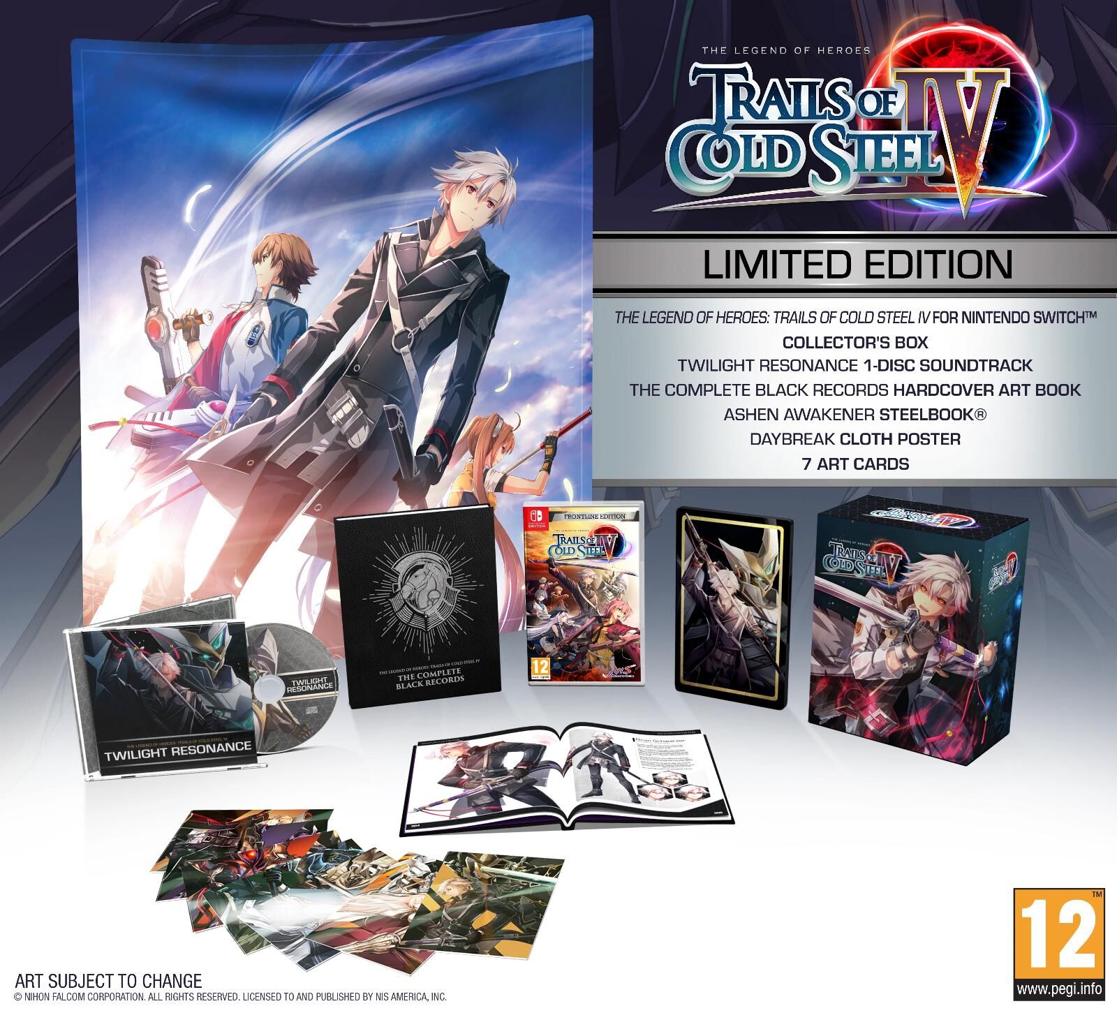 Legend Of Heroes: Trails Of Cold Steel IV [Limited Edition] - Nintendo Switch
