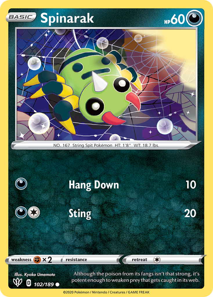 Spinarak - 102/189 - EN Spinarak - 102/189 - EN