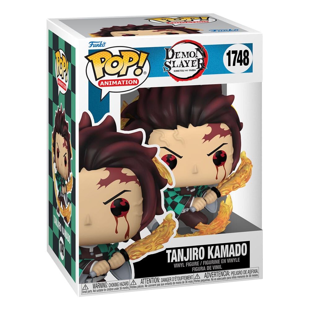 Demon Slayer: Kimetsu no Yaiba POP! Animation Vinyl Figur Tanjiro ( Sun Breathing ) 9cm