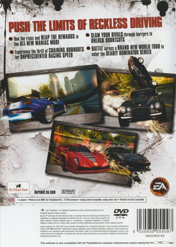 Burnout: Dominator - DE