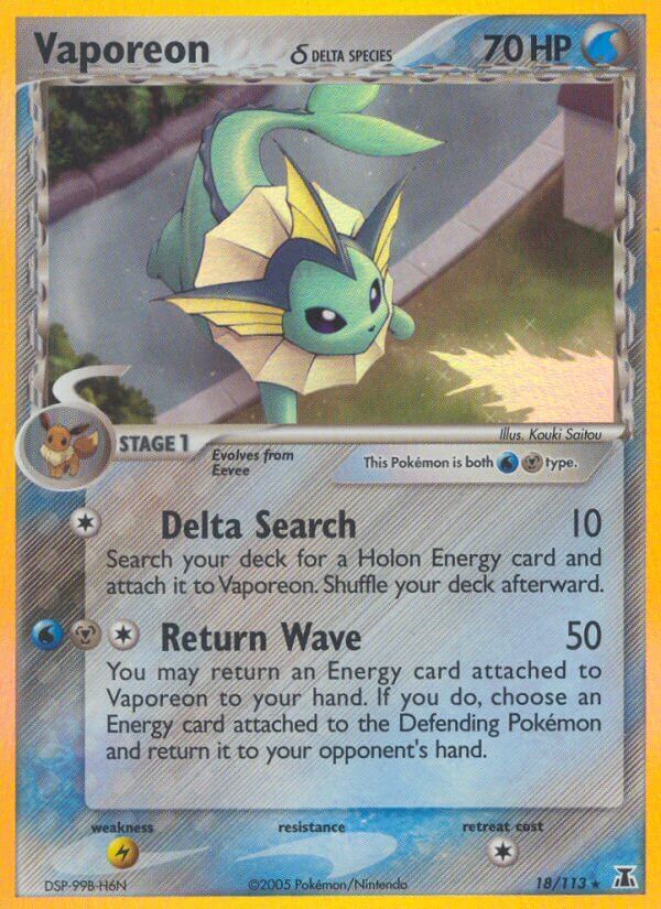 Vaporeon - 18/113 - EN Vaporeon - 18/113 - EN