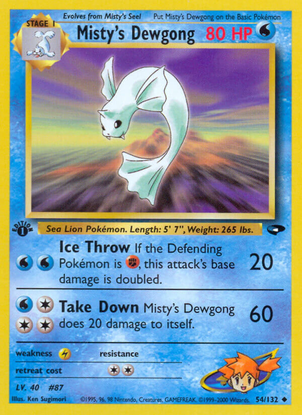 Misty’s Dewgong - 54/132 - EN
