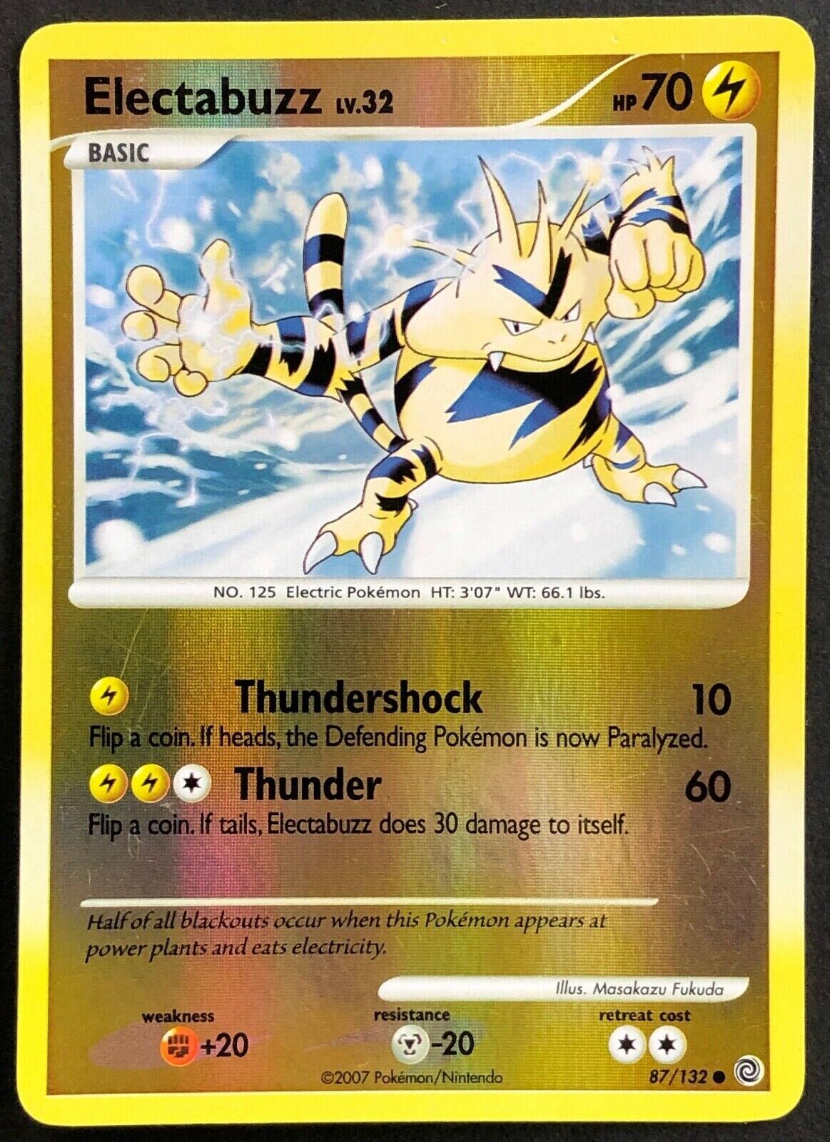 Electabuzz - 87/132 - Reverse Holo - EN Electabuzz - 87/132 - Reverse Holo - EN