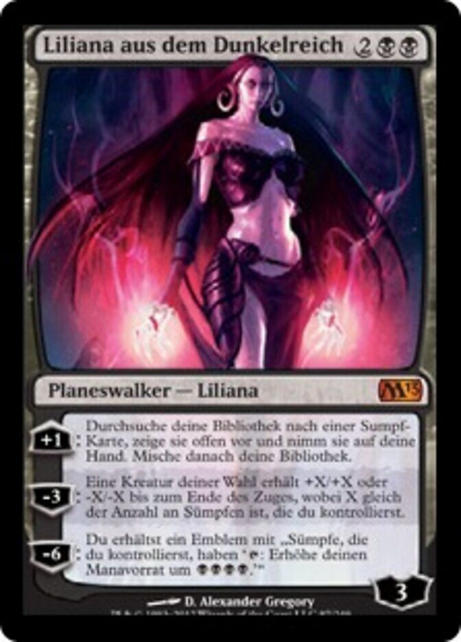 Liliana of the Dark Realms - M13 97 - Normal - DE - NM