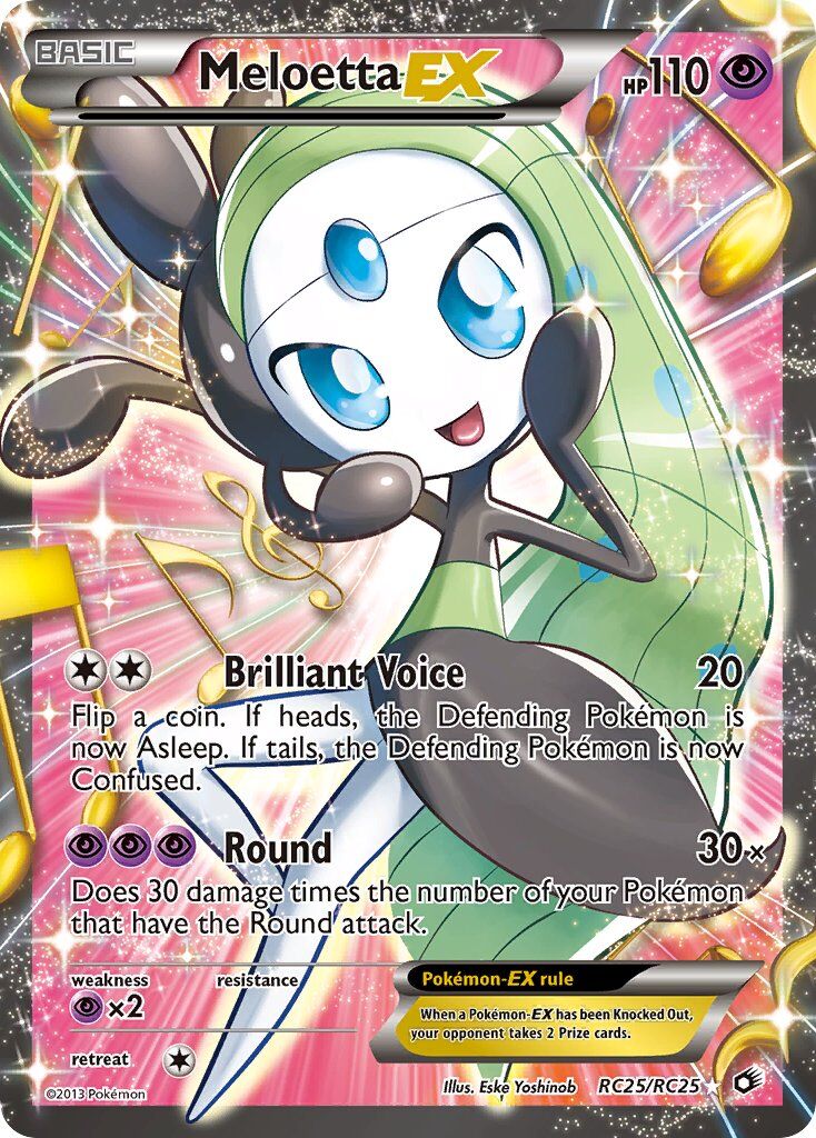 Meloetta-EX - RC25/RC25 - EN Meloetta-EX - RC25/RC25 - EN