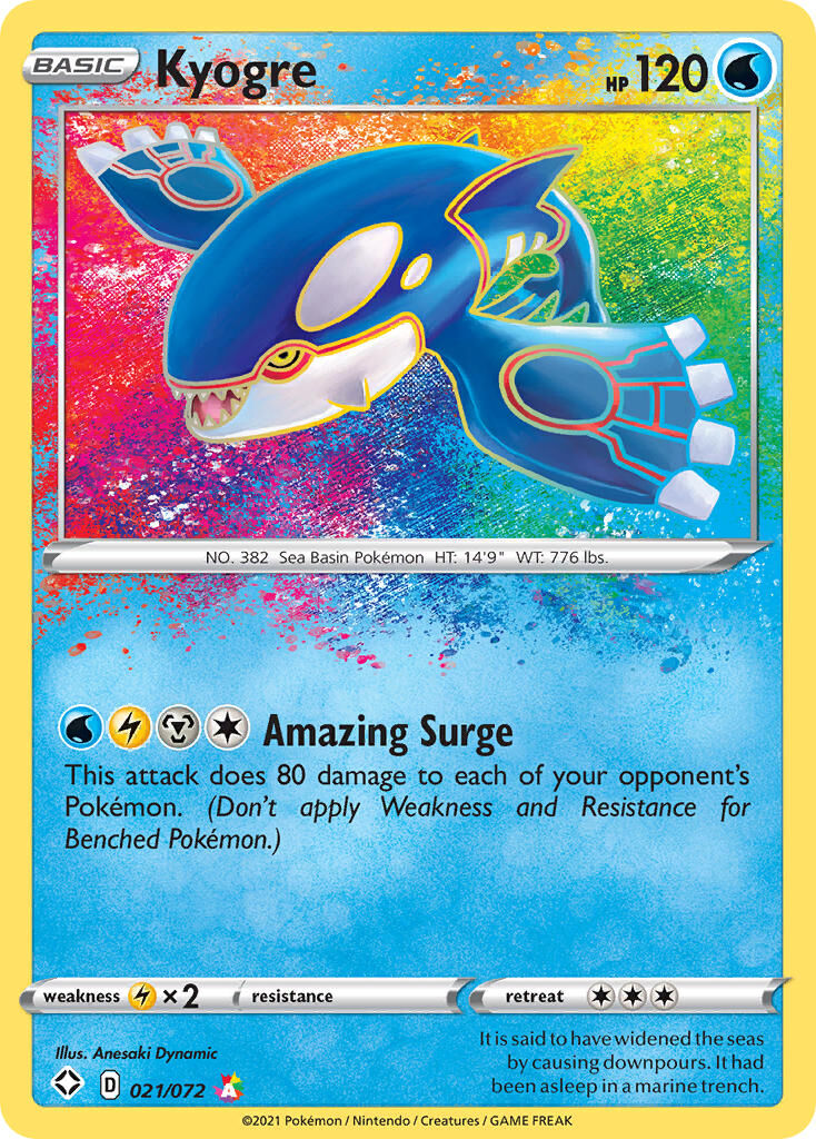 Kyogre - 021/072 - EN Kyogre - 021/072 - EN