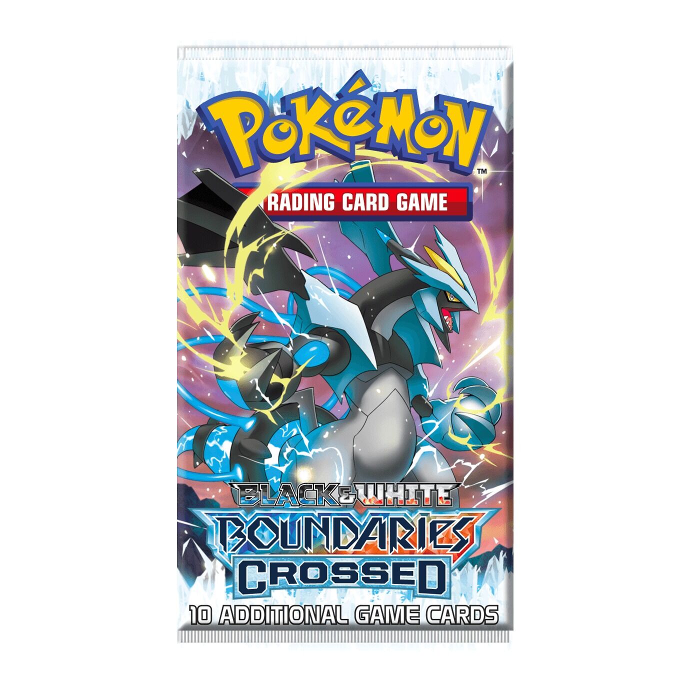 Pokémon TCG Black & White Boundaries Crossed Booster Pack – Black Kyurem Artwork (EN)