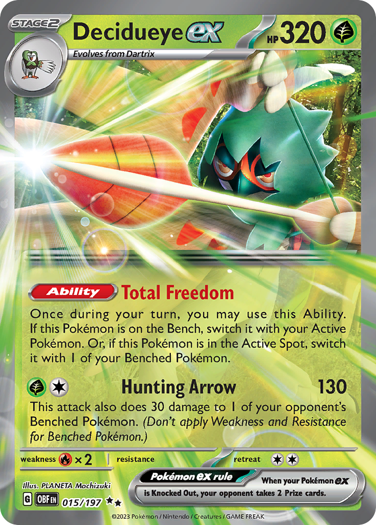 Decidueye ex - 015/230 - EN Decidueye ex - 015/230 - EN