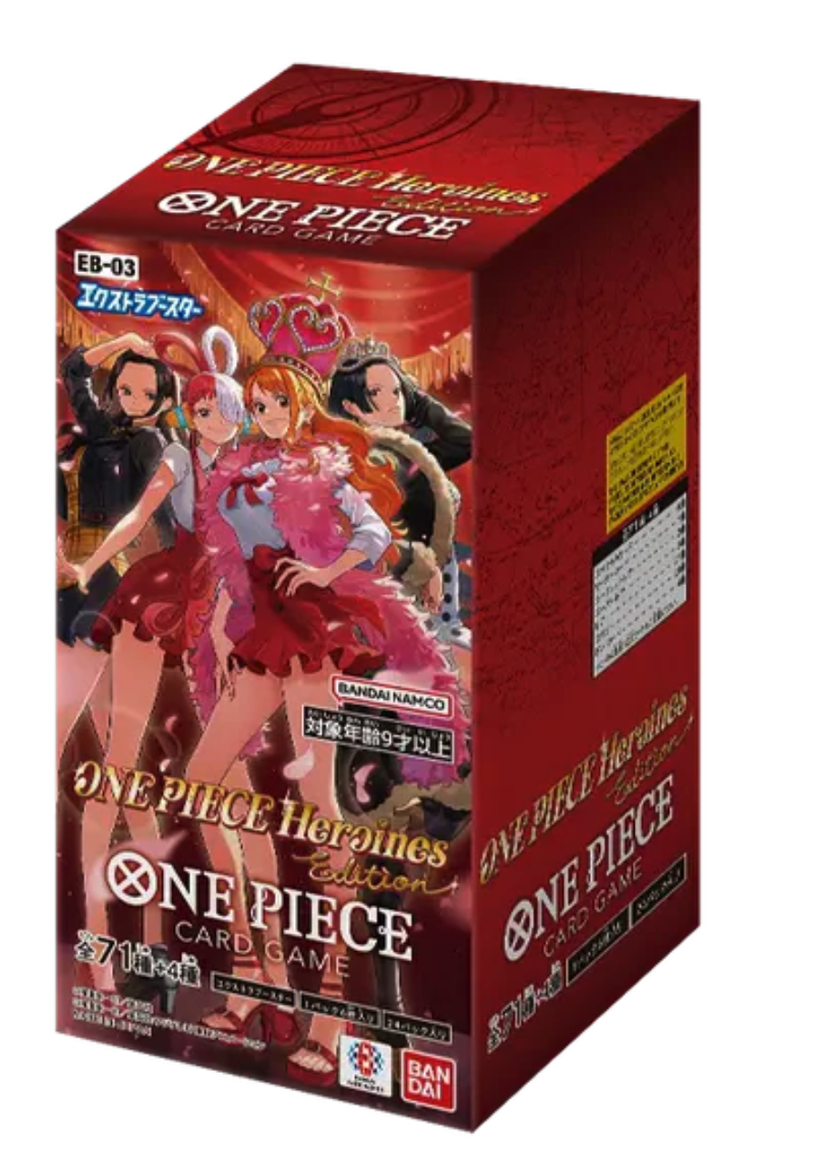 ONE PIECE Heroines Edition Booster Box EB-03 (24) - One Piece Card Game - JP ONE PIECE Heroines Edition Booster Box EB-03 (24) - One Piece Card Game - JP