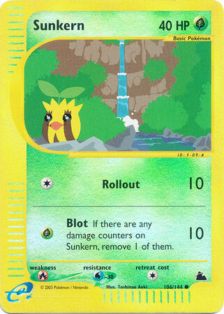 Sunkern - 106/144 - Reverse Holo - EN