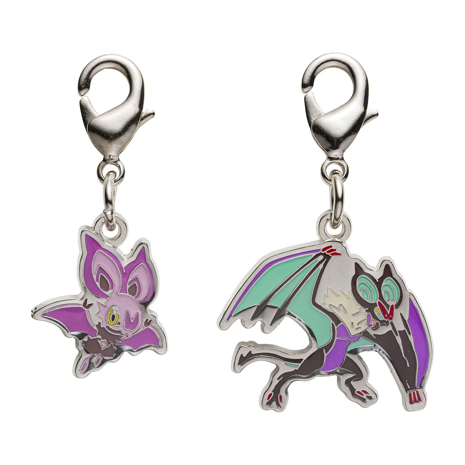 Pokemon Center - Noibat, Noivern Schlüsselanhänger - 2 Stück