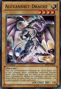 Alexandrit-Drache - Yu-Gi-Oh!
