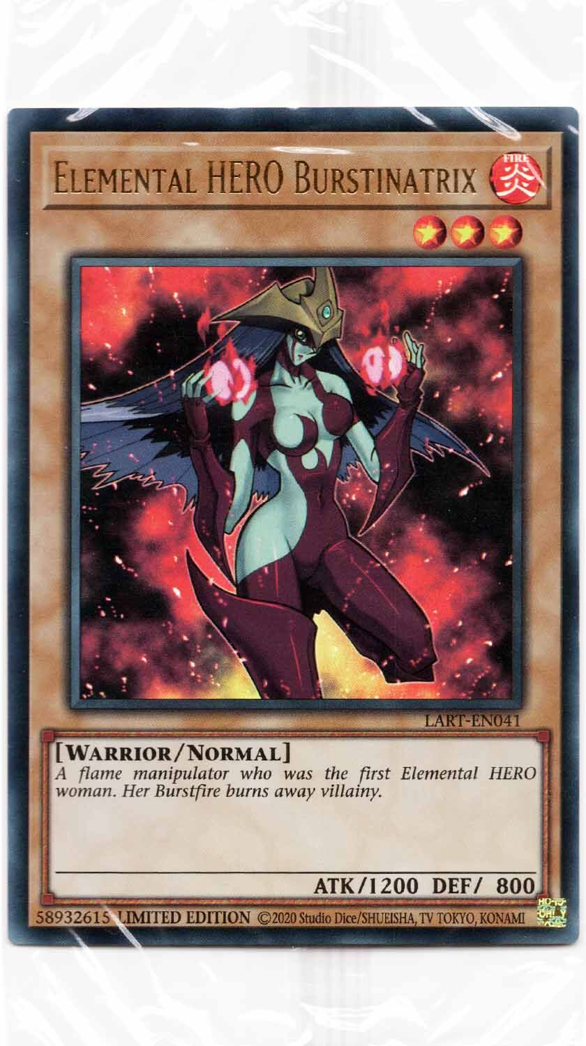 elemental-hero-burstinatrix-lart-en041-ultra-rare-sealed-yu-gi-oh-1 Elemental HERO Burstinatrix - LART-EN041 - Ultra Rare - Sealed
