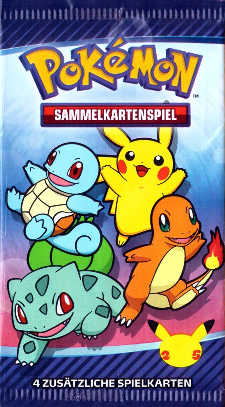 Pokémon 25th Anniversary McDonalds Promo Booster 2021 - DE