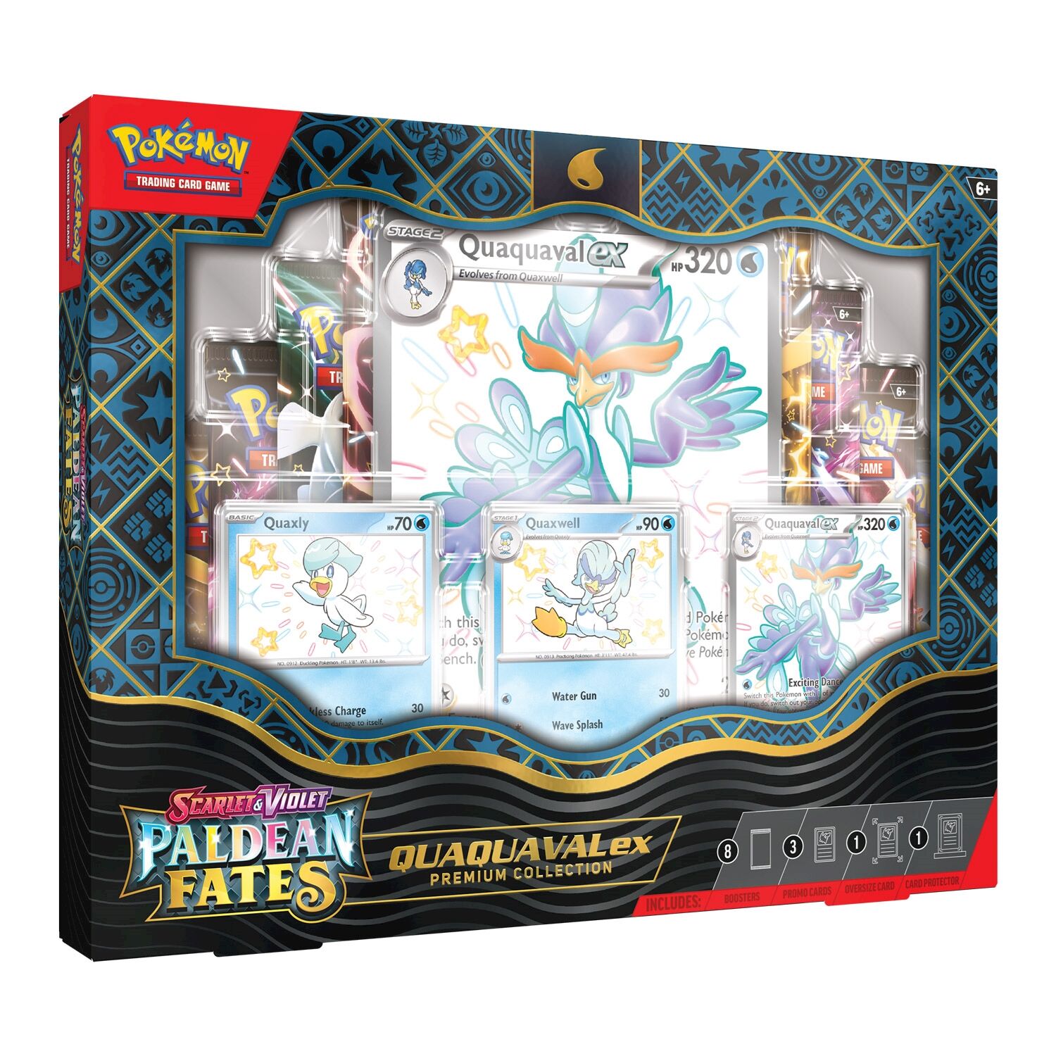 Pokémon TCG: Paldean Fates Quaquaval ex Premium Collection - EN Pokémon TCG: Paldean Fates Quaquaval ex Premium Collection - EN