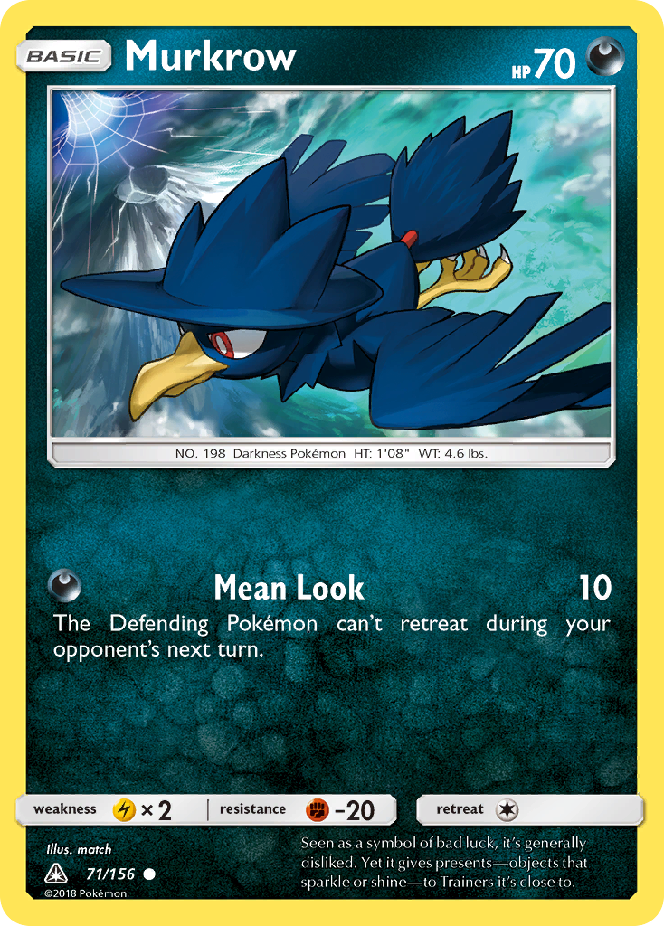 Murkrow - 71/156 - EN Murkrow - 71/156 - EN