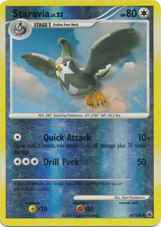 Staravia - 47/100 - Reverse Holo - EN Staravia - 47/100 - Reverse Holo - EN
