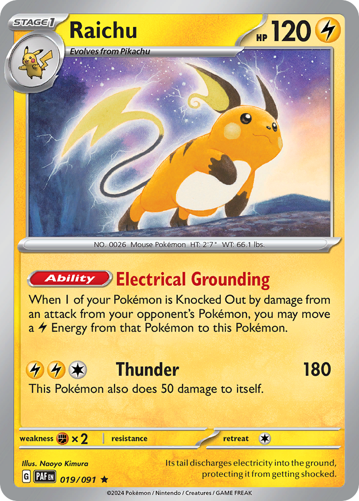 Raichu - 019/91 - EN Raichu - 019/91 - EN