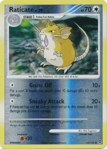 Raticate - 61/132 - Reverse Holo - EN Raticate - 61/132 - Reverse Holo - EN