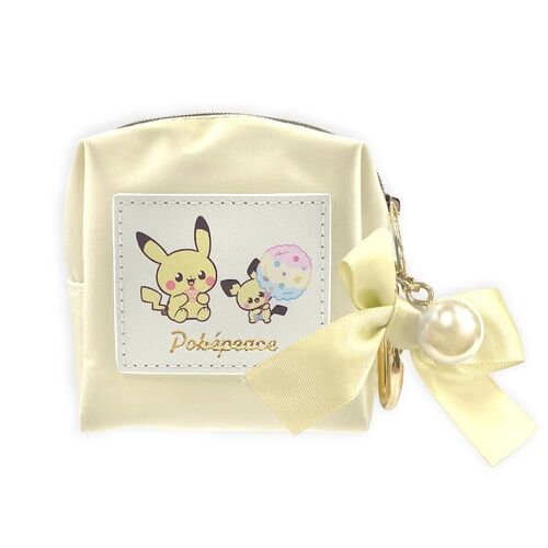 PokePeace Mini Pouch with Carabiner Pikachu & Pichu (Sweets Shop) PokePeace Mini Pouch with Carabiner Pikachu & Pichu (Sweets Shop)