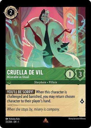 Cruella de Vil - Miserable as Usual - 72/204 - EN