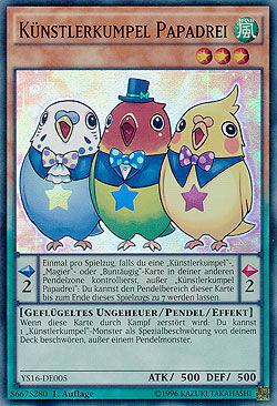 Künstlerkumpel Papadrei - Yu-Gi-Oh!