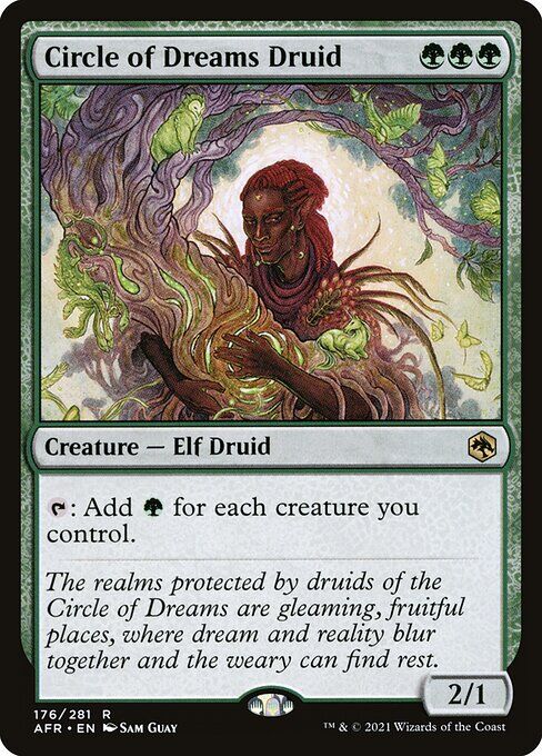 Circle of Dreams Druid - AFR 176 - Normal - EN - NM Circle of Dreams Druid - AFR 176 - Normal - EN - NM