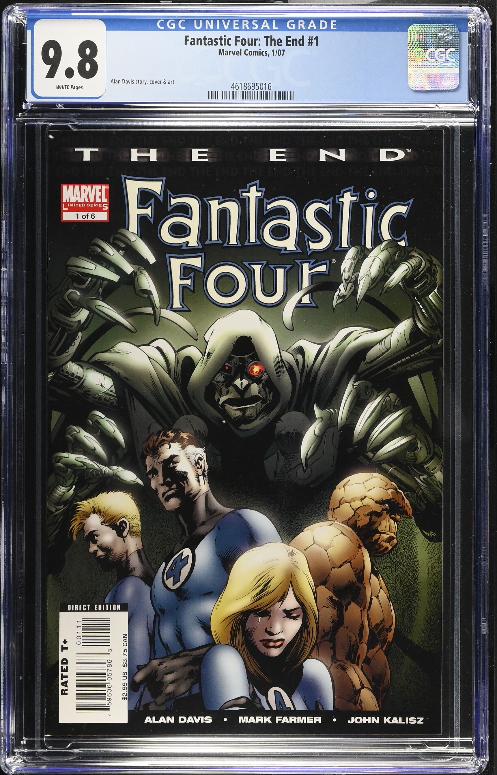 Fantastic Four: The End Issue 1 - CGC 9.8